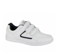 Dek Charing Cross Touch Fastening Trainers - White/Navy - 7 UK