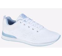 Dek Curve Bowling Shoes Womens Trainers, Size 4 In White/Blue