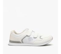 DEK DRIVE Mens Velcro Bowling Shoes/Trainers White/Grey - UK 12