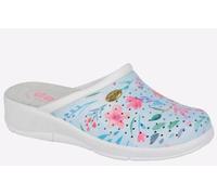 Dek Floral Clog Womens Trainers, Size 7 In Baby Blue Floral