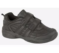 Dek Fusion 2 Strap Kids | School Shoes | Black | UK Size 10