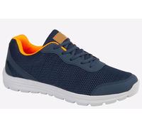 Dek Hyde Park Memory Foam Men's Trainers, Size 7 In Navy/Orange