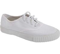 Dek Portland Plimsol Men's Trainers, Size 7 In White
