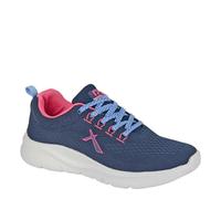 Dek Kate Superlight Memory Foam Womens Trainers, Size 3 In Navy/Fuchsia