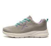 Dek T748LF- 'Kate' Womens Superlight Mesh Lace-up Trainers Light Grey Size
