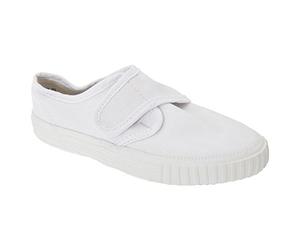 Dek Kids Unisex Junior Touch Fastening Canvas Natural Rubber Plimsolls