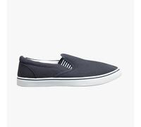 DEK LAMAAR Unisex Canvas Trainers Navy - UK 13