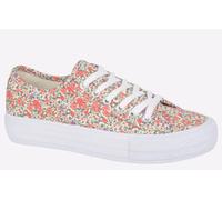 Dek Lucy Canvas Shoes Womens Trainers, Size 3 In Beige