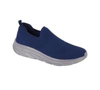 Dek M433C-12 Mens Mesh Knit Elasticated Easy Slip-on Trainer Navy, size 12 UK