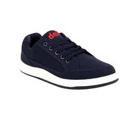 Dek Mens Casual Shoes/Navy Blue Textile Padded Collar Laced Sizes 6 to 12