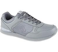 Dek Mens Drive Trainer Style Touch Fastening Bowling Shoes Grey