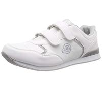 Dek Mens Flat Sole Lightweight Lace Up Bowls Shoes Bowling Trainers White Size 12