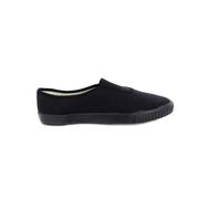 Dek Men's Gusset Black Canvas Plimsolls | Size: 4.5 Dek Black 4.5