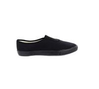 Dek Men's Gusset Black Canvas Plimsolls | Size: 4 Dek Black 4
