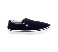 Dek Men's Gusset Casual Canvas Yachting Shoes in Navy | Size: 10 Dek Navy 10