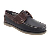 Dek Men's Moccasin Boat Shoes in Dark Navy | Size: 7 Dek Dark Navy 7