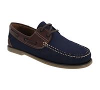 Dek Men's Moccasin Boat Shoes in Mid Navy | Size: 12 Dek Mid Navy 12