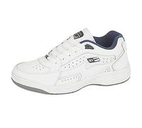 Dek Mens Orleans Fuller Fitting Trainers (12 UK) (White)