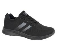 Dek Mens Planet Lace Up Mesh Lightweight Trainers Size 6 Boys Trainers Size 9 Mens Casual Trainer Sizes 6-12 Black 7 UK