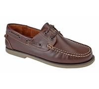 DEK-Moccasin Boat, Brown, 8 UK