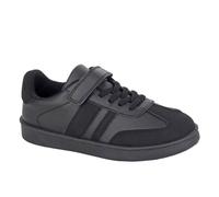 Dek Boys Pumps Osprey Touch Fastening Trainers/Boys School Shoes with Elastic Lace Black 11 UK Child