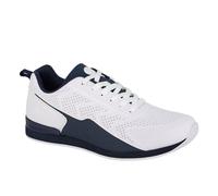 Dek Plant Men's Bowling Shoes Men's Trainers, Size 12 In White / Navy