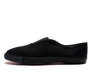 Dek Portland Slip-On Plimsols Kids | School Shoes | Black | UK Size 2
