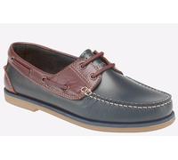 Dek Saltburn Moc Men's | Slip On Shoes | Navy/Brown | UK Size 10