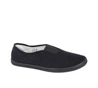 Dek Senior Men's Plimsoll Men's | School Shoes | Black | UK Size 12