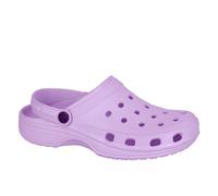 Dek Swing Bar Womens Clogs | Slip On Shoes | Purple | UK Size 5