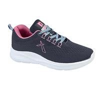 Dek Kate Superlight Memory Foam Womens Trainers, Size 5 In Navy/Fuchsia