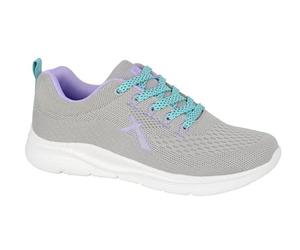 Dek T748LF-4 'Kate' Womens Superlight Mesh Lace-up Trainers Light Grey Size 4