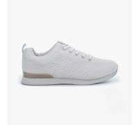 DEK TARGET Mens Lace Up Bowls Trainers White - UK 6