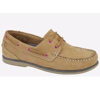 Dek Weston Moc Leather Womens Shoes Trainers, Size 4 In Honey