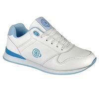 Dek Womens Approach Trainer Style Lace Up Lawn Bowling Shoes White/Blue 4 UK