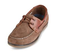 Dek Womens Brown Leather Moccasin Boat Shoe UK 8