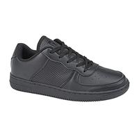 Dek Womens/Girls/Boys Destiny Lace Skate Trainers with Padded Collar Black