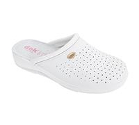 Dek Womens/Ladies Coated Leather Clogs (40 EUR) (White)