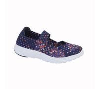 Dek Elasticated Interlaced Bar Shoes Boulevard Purple 4