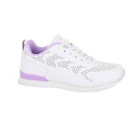 Dek Womens/Ladies Fluke Lace Up Bowling Shoes White/Lilac 6 UK