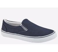 Dek Yachtsman Slip-On Men's | Slip On Shoes | Navy Blue | UK Size 8