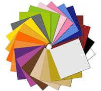Dekaim 22 Pack Heat Transfer Vinyl Sheets, 12" x 8" HTV Vinyl for Cricut, Iron on Vinyl for DIY Clothes, Bags, Shoes, T-Shirts, Hats, Leathers