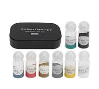 Dekaim 8 Colors Embossing Powder Set,with Embossing Ink Pad DIY Embossing Kit,for Beginner Scrapbooking Paper Crafting