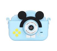 Dekaim Kids Digital Camera Kids Digital Camera, Blue Mini Children's Cartoon HD Camera Video Recorder with Lanyard