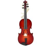 Dekaim Mini Violin Model Miniature Violin Model, 14cm Wood Mini Musical Instrument Desktop Ornament