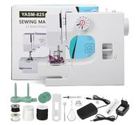 Dekaim Sewing machine, 825A household mini sewing machine, multi-function pedal fully automatic sewing machine, thick sewing machine (UK standard)