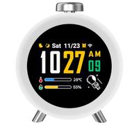 Dekala Smart Alarm Clock with IPS Animated Display, App Control, Temperature & Humidity Sensor, Sleep Sounds, 4 Custom Alarms, and Interactive Themes - Ideal Bedside Clock for Kids, Teens & Families
