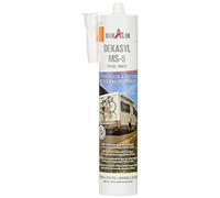 Dekalin L0903W Dekasyl MS-5 Elastic Adhesive and Sealant Cartridge, White, 290 ml