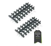 DEKAROX 2 x upper basket inserts for AEG Electrolux Zanussi Zanker 138018410/9 1380184109 for top dish rack in dishwasher dishwasher grey