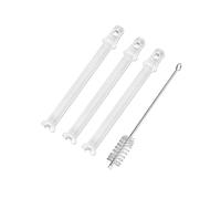 DEKAROX 3 x Milk Intake Tube 101 mm + Cleaning Brush for DeLonghi 5313226701 for Coffee Machines Fully Automatic Coffee Machines such as EN520 Nespresso Latissima